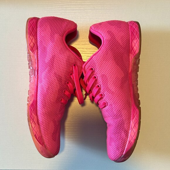 NOBULL Training Shoes Women 9.5, Men 8, Pink Camouflage Crosstrainer Workout - Picture 8 of 13